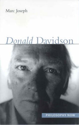 Cover image for Donald Davidson