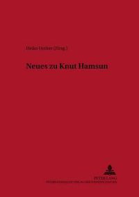 Cover image for Neues Zu Knut Hamsun