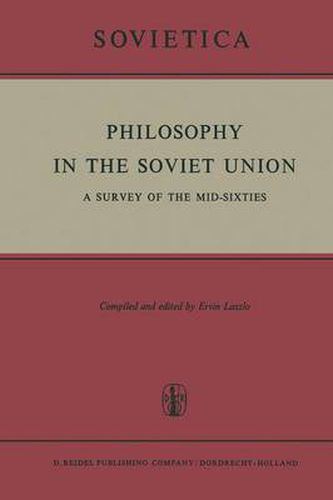 Cover image for Philosophy in the Soviet Union: A Survey of the Mid-Sixties