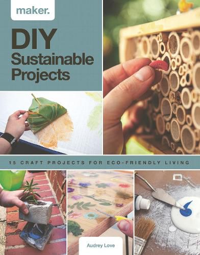 Cover image for Maker.DIY Sustainable Projects: 15 step-by-step projects for eco-friendly living