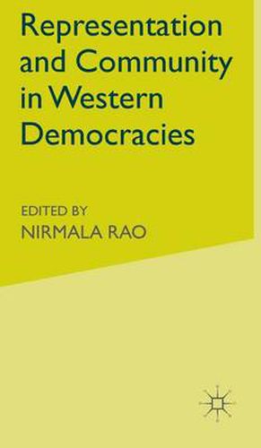 Cover image for Representation and Community in Western Democracies