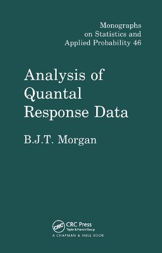 Cover image for Analysis of Quantal Response Data