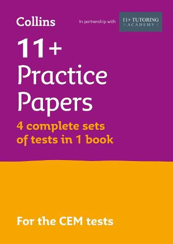 11+ Verbal Reasoning, Non-Verbal Reasoning & Maths Practice Papers (Bumper Book with 4 sets of tests): For the Cem Tests