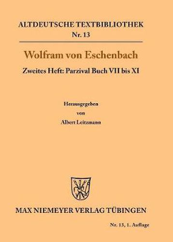 Parzival Buch VII bis XI