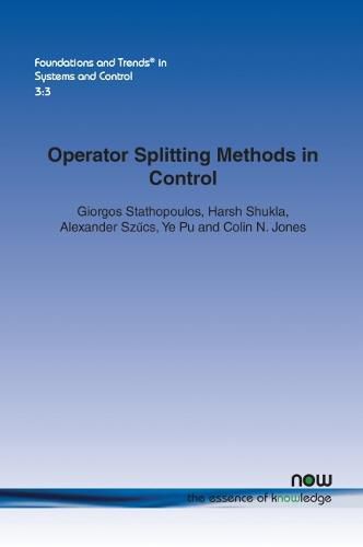 Cover image for Operator Splitting Methods in Control