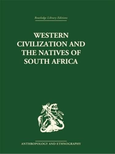 Cover image for Western Civilization in Southern Africa: Studies in Culture Contact