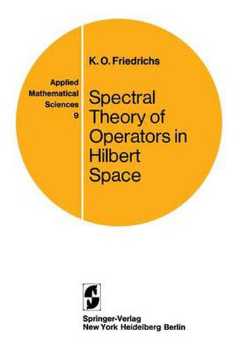 Cover image for Spectral Theory of Operators in Hilbert Space