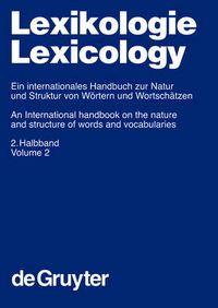 Cover image for Lexikologie / Lexicology. 2. Halbband