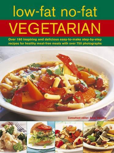 Cover image for Low-fat, No-fat Vegetarian