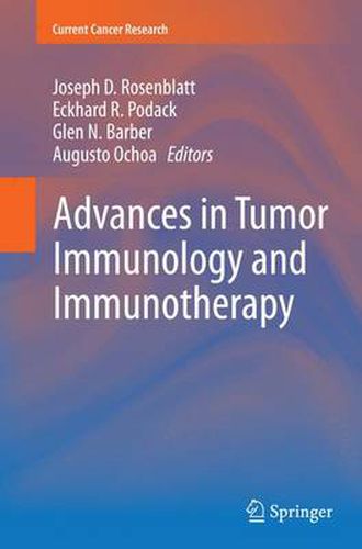 Cover image for Advances in Tumor Immunology and Immunotherapy