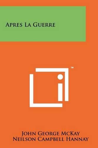 Cover image for Apres La Guerre