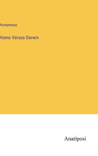 Cover image for Homo Versus Darwin