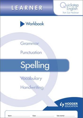 Cover image for Quickstep English Workbook Spelling Learner Stage