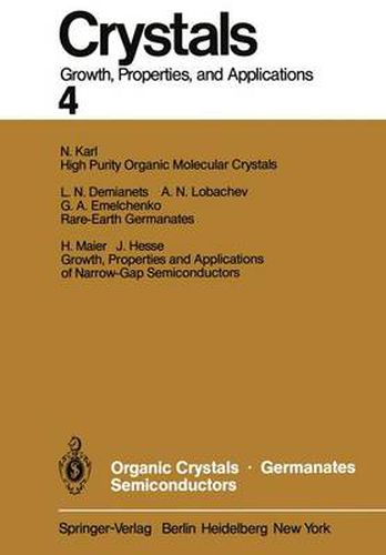 Cover image for Organic Crystals Germanates Semiconductors