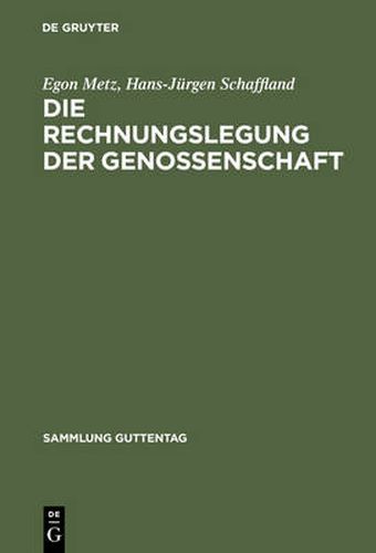 Cover image for Die Rechnungslegung der Genossenschaft