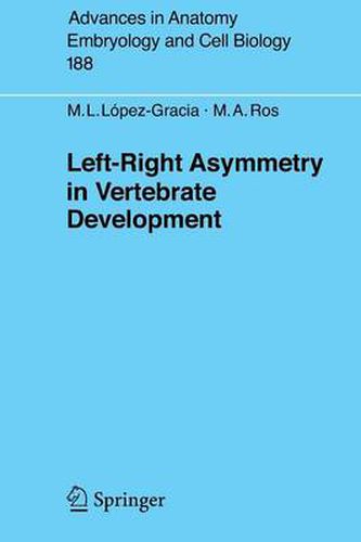 Cover image for Left-Right Asymmetry in Vertebrate Development