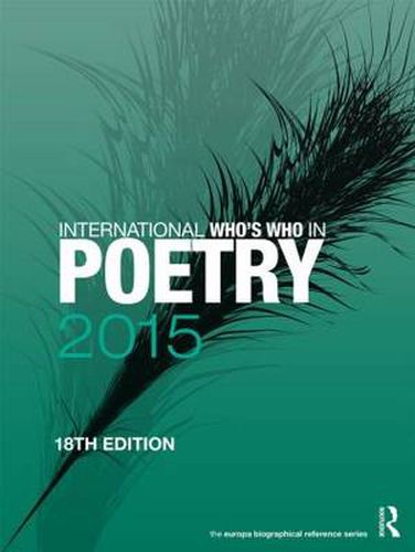 Cover image for International Who's Who in Poetry 2015