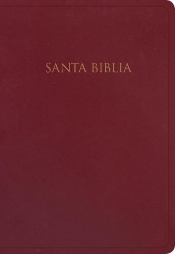 RVR 1960 Biblia para regalos y premios, borgona imitacion piel