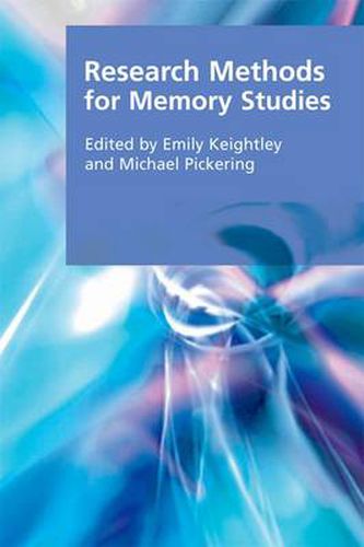 Cover image for Research Methods for Memory Studies