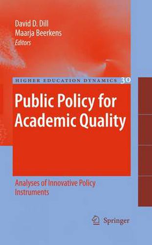 Cover image for Public Policy for Academic Quality: Analyses of Innovative Policy Instruments