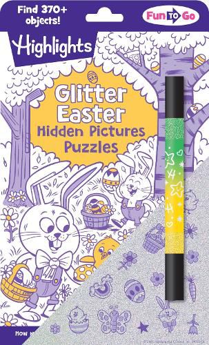 Cover image for Glitter Easter Hidden Pictures Puzzles