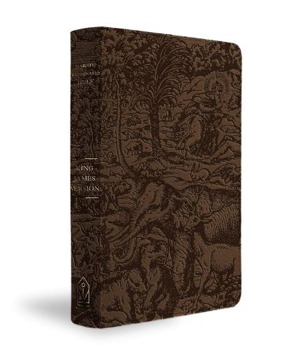Cover image for KJV Majestic Illuminated Bible (Brown LeatherLuxe)
