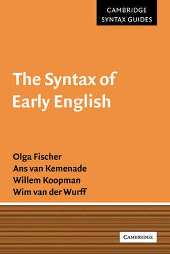 Cover image for The Syntax of Early English