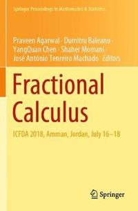 Cover image for Fractional Calculus: ICFDA 2018, Amman, Jordan, July 16-18
