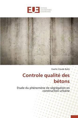 Cover image for Controle Qualit  Des B tons
