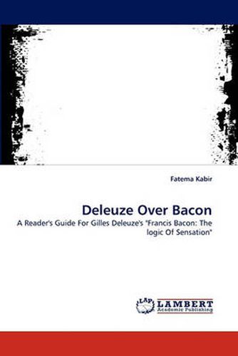 Cover image for Deleuze Over Bacon