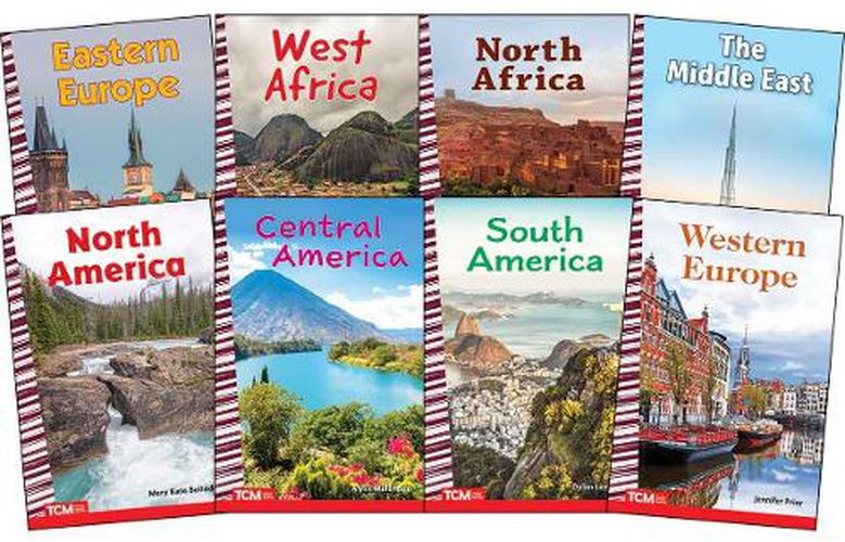 Cover image for Explore The World: The Americas, Europe, Africa and The Middle East: Social Studies Readers 8-Book Set