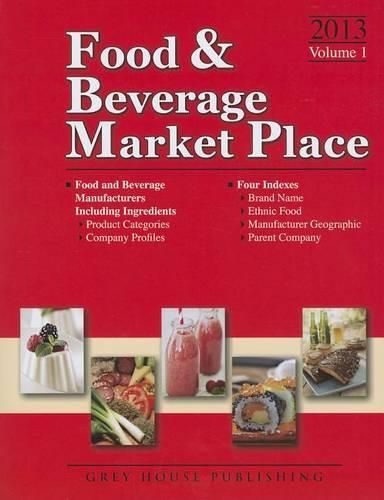 Cover image for Food & Beverage Market Place: Volume 1 - Manufacturers