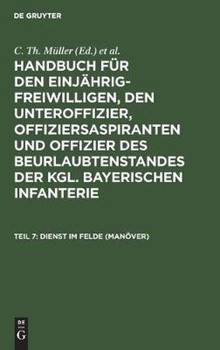 Cover image for Dienst Im Felde (Manoever)