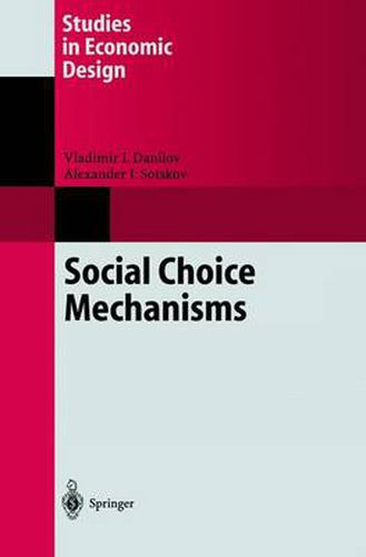 Cover image for Social Choice Mechanisms