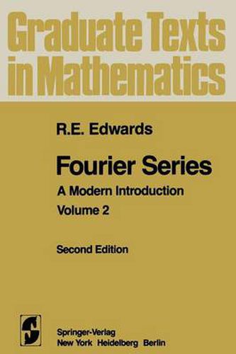 Cover image for Fourier Series: A Modern Introduction Volume 2