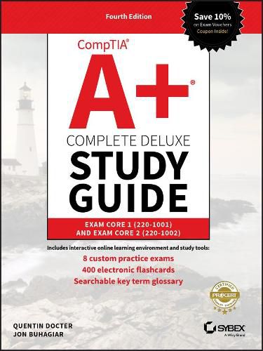 Cover image for CompTIA A+ Complete Deluxe Study Guide - Exam 220-001 and Exam 220-1002 4e