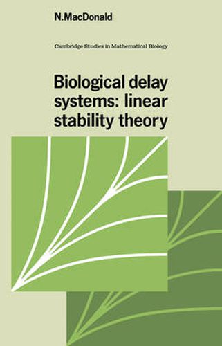 Cover image for Biological Delay Systems: Linear Stability Theory