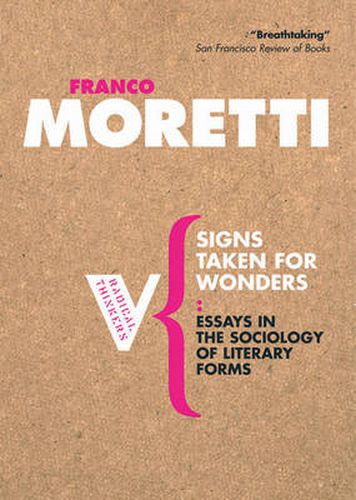 Cover image for Signs Taken for Wonders: Essays in the Sociology of Literary Forms
