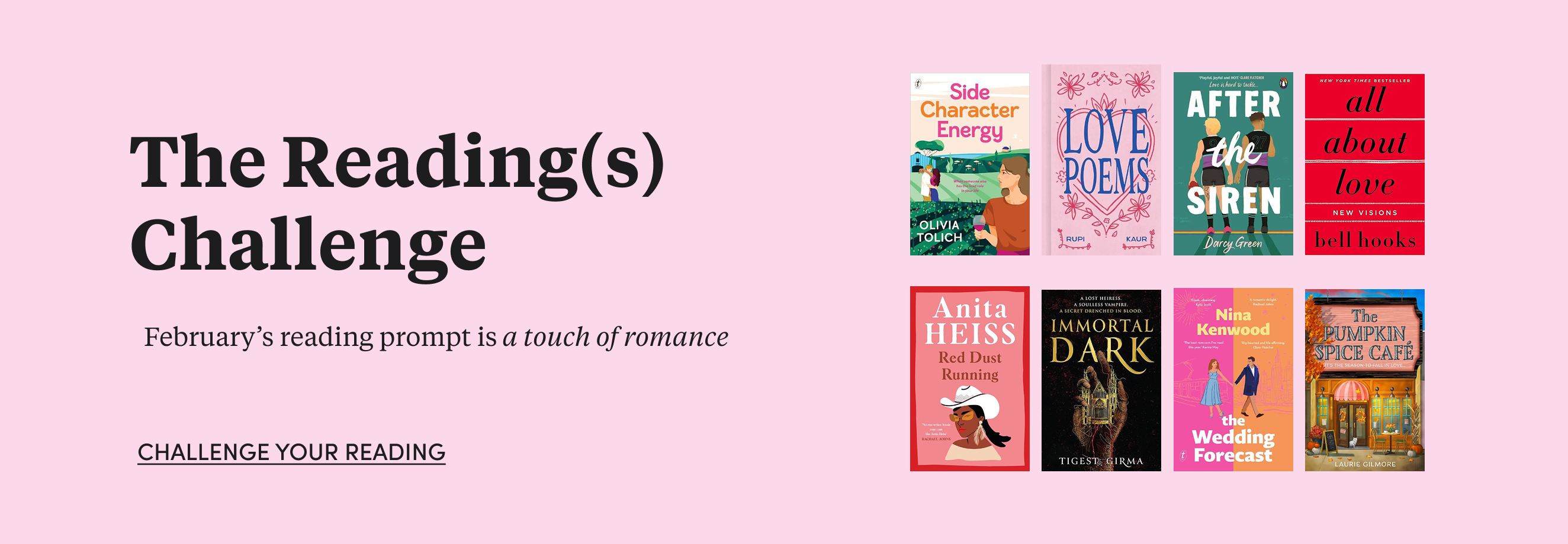 The Reading(s) Challenge - discover this month's prompt!