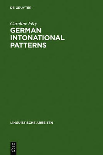 Cover image for German intonational Patterns