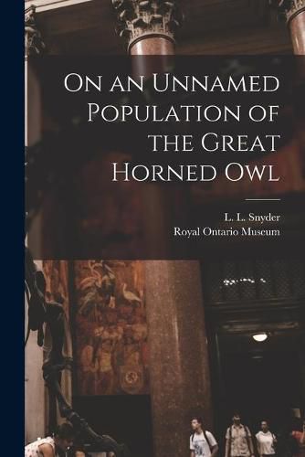 Cover image for On an Unnamed Population of the Great Horned Owl