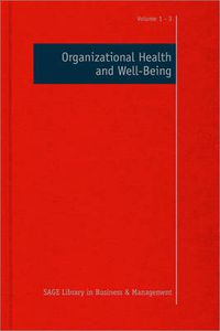 Cover image for Organizational Health and Well-Being