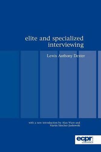 Cover image for Elite and Specialized Interviewing