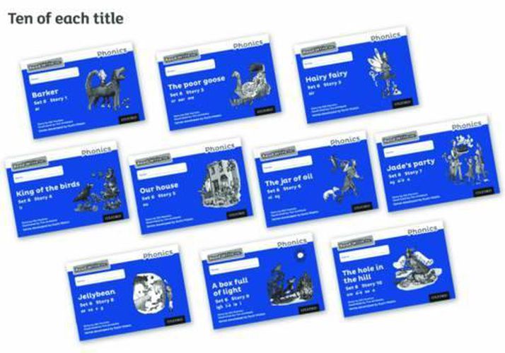 Cover image for Read Write Inc. Phonics: Black and White Blue Set 6 Storybooks Pack of 100