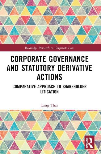Cover image for Corporate Governance and Statutory Derivative Actions