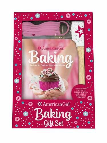 American Girl Baking Gift Set: Recipes for Cookies, Cupcakes & More (Kid's Cookbook, American Girl Doll)