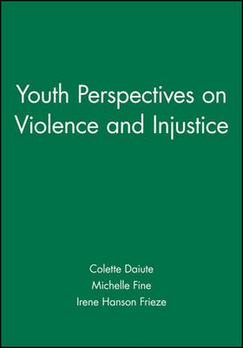 Cover image for Youth Perspectives on Violence and Injustice