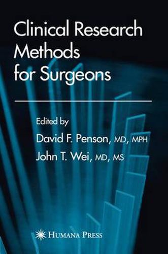 Cover image for Clinical Research Methods for Surgeons