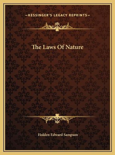 The Laws of Nature