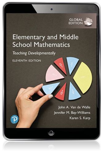 Cover image for Elementary and Middle School Mathematics: Teaching Developmentally, Global Edition